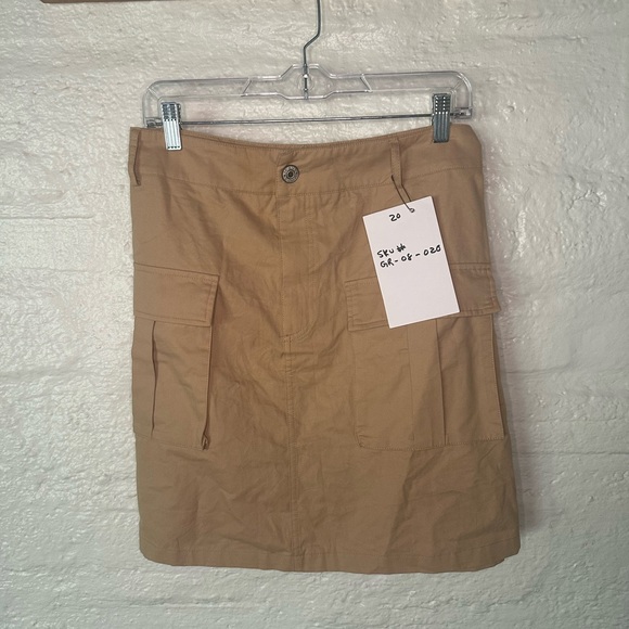 SHEIN Tan Pencil Skirt with Pockets - Picture 4 of 6